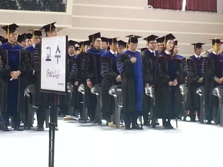 Graduation ceremony, POSTECH, 2015, You Young Song, Yong Hoon and Seung Woo Suh, Harry Bhadeshia