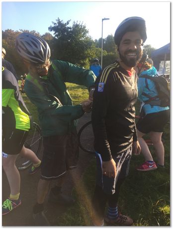 Cambridge to Norwich bike ride, Materials Science and Metallurgy, Darwin College