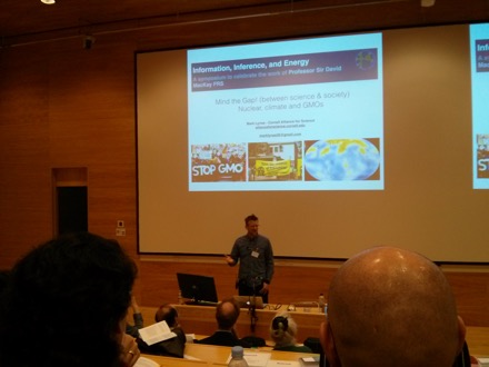 Professor Sir David MacKay, Symposium on Information, Inference and Energy