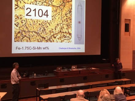 Larmor Lecture, Cambridge Philosophical Society, Harry Bhadeshia, nanostructured steel