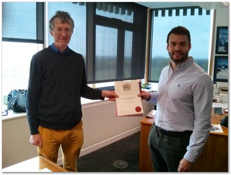 Wilberth Solano-Alvarez, Armourers and Brasiers, Fellowship Prize