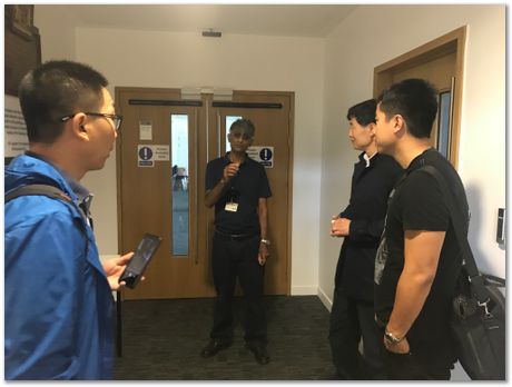 img_6420.jpg  Professors Zhongming Ren, who si the Director of the State Key Laboratory on Advanced Special Steel, and Professor Jiang Wang, Shanghai University