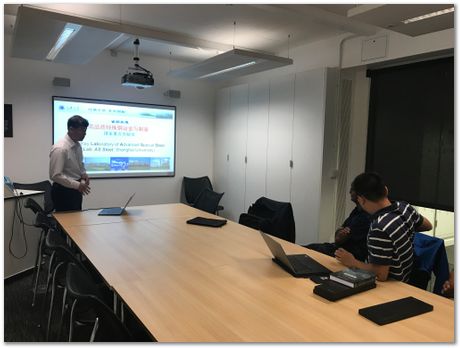 img_6430.jpg  Professors Zhongming Ren, who si the Director of the State Key Laboratory on Advanced Special Steel, and Professor Jiang Wang, Shanghai University