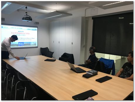 img_6431.jpg  Professors Zhongming Ren, who si the Director of the State Key Laboratory on Advanced Special Steel, and Professor Jiang Wang, Shanghai University