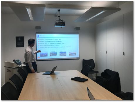 img_6434.jpg  Professors Zhongming Ren, who si the Director of the State Key Laboratory on Advanced Special Steel, and Professor Jiang Wang, Shanghai University