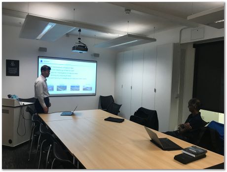 img_6435.jpg  Professors Zhongming Ren, who si the Director of the State Key Laboratory on Advanced Special Steel, and Professor Jiang Wang, Shanghai University