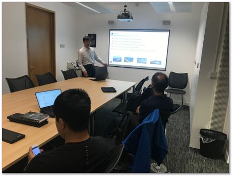 img_6436.jpg  Professors Zhongming Ren, who si the Director of the State Key Laboratory on Advanced Special Steel, and Professor Jiang Wang, Shanghai University