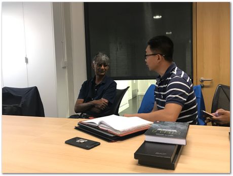 img_6443.jpg  Professors Zhongming Ren, who si the Director of the State Key Laboratory on Advanced Special Steel, and Professor Jiang Wang, Shanghai University