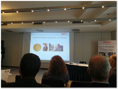 img_20170601_104407.jpg bainite, Adolf-Martens-Medal, Harry Bhadeshia, AWT, Weisbaden, Germany, atomic mechanism