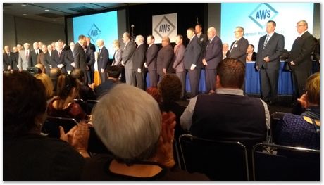 img_20171106_094955438.jpg Stan David, Tarashankar DebRoy, Harry Bhadeshia, American Welding Society, AWS, Chicago, November 2017, steels, metallurgy