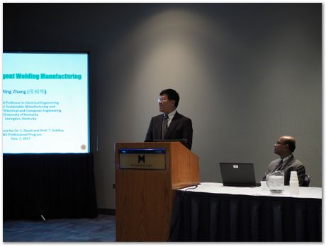 pb070022.jpg Stan David, Tarashankar DebRoy, Harry Bhadeshia, American Welding Society, AWS, Chicago, November 2017, steels, metallurgy