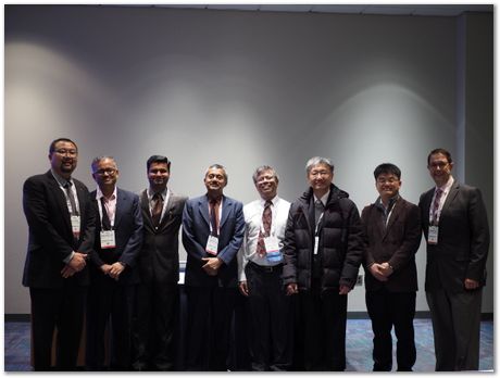 pb070044.jpg Stan David, Tarashankar DebRoy, Harry Bhadeshia, American Welding Society, AWS, Chicago, November 2017, steels, metallurgy