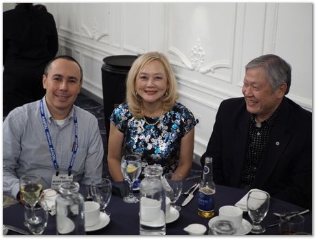 pb070051.jpg Stan David, Tarashankar DebRoy, Harry Bhadeshia, American Welding Society, AWS, Chicago, November 2017, steels, metallurgy