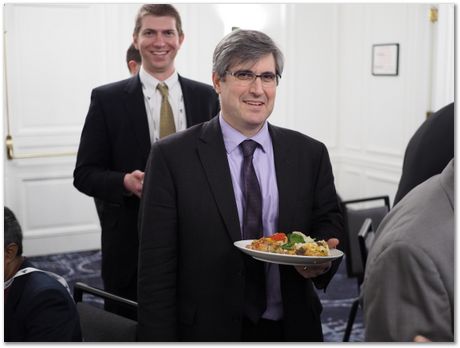 pb070056.jpg Stan David, Tarashankar DebRoy, Harry Bhadeshia, American Welding Society, AWS, Chicago, November 2017, steels, metallurgy