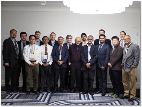 pb070062.jpg Stan David, Tarashankar DebRoy, Harry Bhadeshia, American Welding Society, AWS, Chicago, November 2017, steels, metallurgy