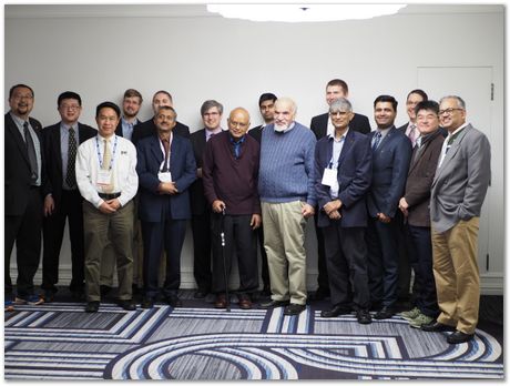 pb070065.jpg Stan David, Tarashankar DebRoy, Harry Bhadeshia, American Welding Society, AWS, Chicago, November 2017, steels, metallurgy