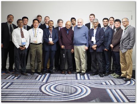 pb070067.jpg Stan David, Tarashankar DebRoy, Harry Bhadeshia, American Welding Society, AWS, Chicago, November 2017, steels, metallurgy