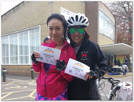 cof Cambridge 50 mile bike ride, April 30th 2017