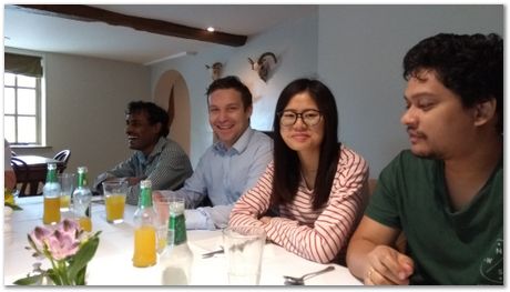 Coton,Plough,pub,lunch, Chris Hulme-Smith,Wilberth Solano, steel