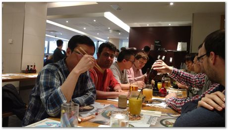 wagamama restaurant, Cambridge, phase transformations and complex properties research group