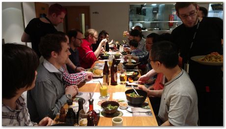 wagamama restaurant, Cambridge, phase transformations and complex properties research group