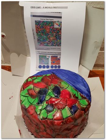 a.jpg Omar Shah, Sarah Martin, University of Cambridge, Soraya von Willingh, University of Cape Town, Harry Bhadeshia, cakes, crystallography, symmetry